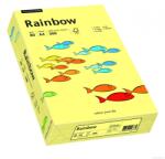 Rainbow Hârtie decorativă colorată simplă Rainbow 160g R12 galben deshis buc. 250A4