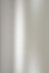 Majestic Hârtie decorativă colorată metalizată Majestic 120g Real Silver argint buc. 10A4