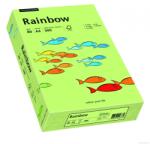 Rainbow Hârtie decorativă colorată simplă Rainbow 80g R74 verde deshis buc. 500A4