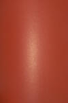 Aster Metallic Hârtie decorativă colorată metalizată Aster Metallic 280g Ruby Gold auriu roșu buc. 10A4