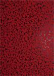  Hârtie decorativă roșie - dantelă neagră 56x76cm