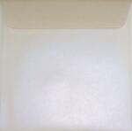  Plicuri perlă decorativă metalizată pătrate K4 17x17 HK Sirio Oyster Shell ecru 125g
