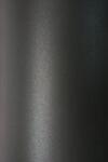 Aster Metallic Hârtie decorativă colorată metalizată Aster Metallic 120g Black negru 72xx100 R250 1 buc