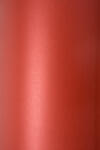 Sirio Pearl Hârtie decorativă colorată metalizată Sirio Pearl 300g Red Fever roșu buc. 10A5
