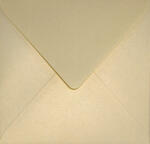 Aster Metallic Plicuri perlă decorativă metalizată pătrate K4 15, 3x15, 3 NK Aster Metallic Gold Ivory vanilie 120g