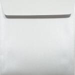 Majestic Plicuri perlă decorativă metalizată pătrate K4 17x17 HK Majestic Marble White alb 120g
