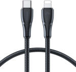 JOYROOM Surpass Series A11 Lightning - USB-C 20W, 1, 2m, kábel, fekete