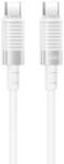 XO NB-Q282A PD USB-C - Lightning 27W, 1m, kábel, fehér