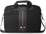BMW BMCB15COMPVSKR 16" fekete Nylon Red Stripe, laptop táska