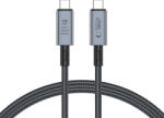 Tech-Protect UltraBoost Max USB-C 4.0 / USB-C 4.0 PD 240W, 8K 40 Gbps, 1m, kábel, szürke