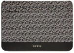 GUESS GUCS16HGCFSEK 16" Sleeve GCube Stripes, laptop táska, fekete