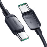 JOYROOM Multi-Color Series A14 USB-C/USB-C 100W, 1, 2m, kábel, fekete