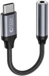 Tech-Protect ULTRABOOST TYPE-C MINI JACK 3.5Mm, audio adapter, fekete