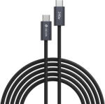 DEVIA Extreme EC652 PD USB-C - USB-C, 2m, 240W, kábel, fekete