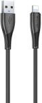 Awei USB és Lightning CL-182L, kábel, fekete