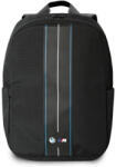 BMW BMBP15COMPVSKL 16" Nylon Blue Stripe, laptop táska, hátizsák, fekete