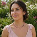 Ezera Colier choker Minis pietre semipretioase Rodonit (CCMINIS5-4MM)