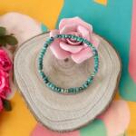 Ezera Bratara dama din Jad Turcoaz Livia cu accesorii din argint 925 (BDLIV925)