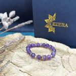 Ezera Bratara Ametist Ada, pentru femei, eleganta, cu cristale de 8mm (BAADA)