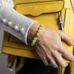 Ezera Bratara femei Karen handmade din cristale de Jad Lemon cu charm Inima Copacul Vietii (EZBHMKAR)