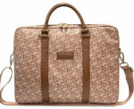 GUESS GUCB15HGCFSEW 16" GCube Stripes, laptop táska, barna