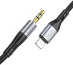 hoco. AUX Jack 3, 5mm Lightning UPA22, 1m, kábel, fekete