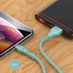 USAMS U33 fonott Lightning, 1, 2m, 2A Fast Charging, kábel, kék