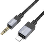 hoco. UPA32A AUX Jack 3, 5mm - Lightning, 1m, kábel, fekete