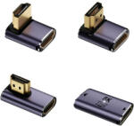 4smarts HDMI 8K összekötő csatlakozó fel, le, oldalsó, kábelcsatlakozó, szürke