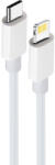 Maxlife MXUC-05 USB-C-Lightning, 2m, 20W, kábel, fehér