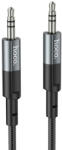 Hoco AUX Jack 3, 5mm (male) Jack 3, 5mm (male) UPA23, 1m, metal gray, kábel, szürke