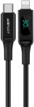 ACEFAST MFI USB Type C - Lightning, 1, 2m, 30W, 3A, kábel, fekete