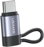 USAMS Adapter AU17 Lightning USB-C, 30W, adapter, szürke