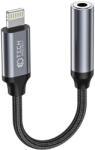 Tech-Protect UltraBoost Lightning / 3, 5mm mini jack adapter, audio adapter, fekete