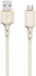 Dudao L7SM USB-A - MicroUSB 5A, 1m, kábel, bézs