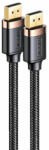 USAMS U74 HD SJ531HD01 DisplayPort, 2m, 4K, kábel, fekete