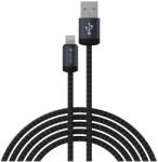DEVIA Gracious EC650 USB-C 2.4A, 1m, kábel, fekete