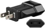 Goobay Adaptor de călătorie goobay SUA/Japonia pentru aparate și încărcătoare cu priză europeană (ppadapter-103)