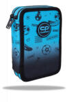 COOLPACK - Jumper 2 felszerelt 2 emeletes tolltartó - Football Gradient Blue (F066008) (F066008)