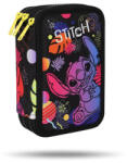 COOLPACK - Jumper 3 felszerelt 3 emeletes tolltartó - Disney Fashion - Stitch - Black (F067886) (F067886)