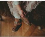 Donsje Бебешки кожени обувки Kapi Special Booties Stag