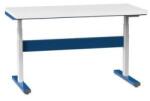 POLAK Elektromosan állítható ERGO asztal, 1500 x 700 x 660 (1100) mm, LAMINO, sötétkék