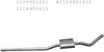 Edex 13.970 - Kipufogó közép dob MERCEDES 200 - W110 2.0, 2.2, 2.3, 2.5 (1959-1969) (E13_970)