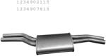 Edex 13.437 - Kipufogó közép dob MERCEDES 280 - W123 2.5 (1977-1980) (E13_437)
