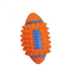 Eurosiam Jucarie pentru caini DOG TOY, Minge rugby, 7.8 x 12.5 cm (121-479)