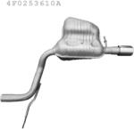 Edex Kipufogó hátsó dob AUDI A6 C6 Quattro 3.2 Fsi (2004-2008) (E01_91)