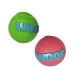 Eurosiam Jucarie pentru caini DOG TOY, Minge Woof, 8 cm (121-478)