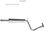 Polmostrow Középső Kipufogó - 1.0 TSi / TFSi / 2015-2020 / Audi A3 / Seat Ateca / Leon / Skoda Karoq / VW Golf VII (P30_015)