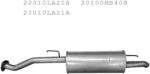 Edex 15.492 - Kipufogó hátsó dob NISSAN CABSTAR 2.5 D, 3.0 D (2006-) (E15_492)
