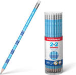 ErichKrause Creion rotund cu gumă 2x2 HB EK - Set 42 (CRE067)